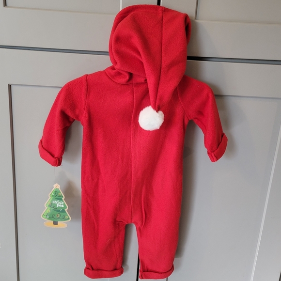 Santa baby one piece with hooded Santa hat - Picture 4 of 4